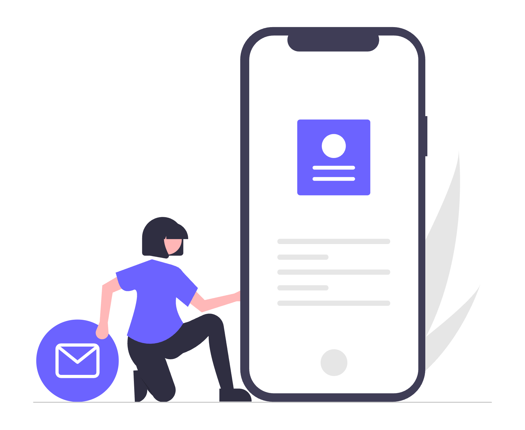 Contact illustration